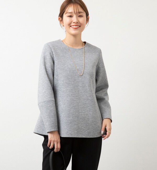 NOLLEY'S「ウォッシャブルエアボールフレアプルオーバーカットソー」|Tシャツ・カットソー|