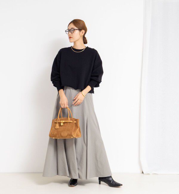 NOLLEY'S「【追加】【WEB＆一部店舗限定色あり】ウォッシャブルヴィンテージタフタマチ入りマキシスカート」|スカート|