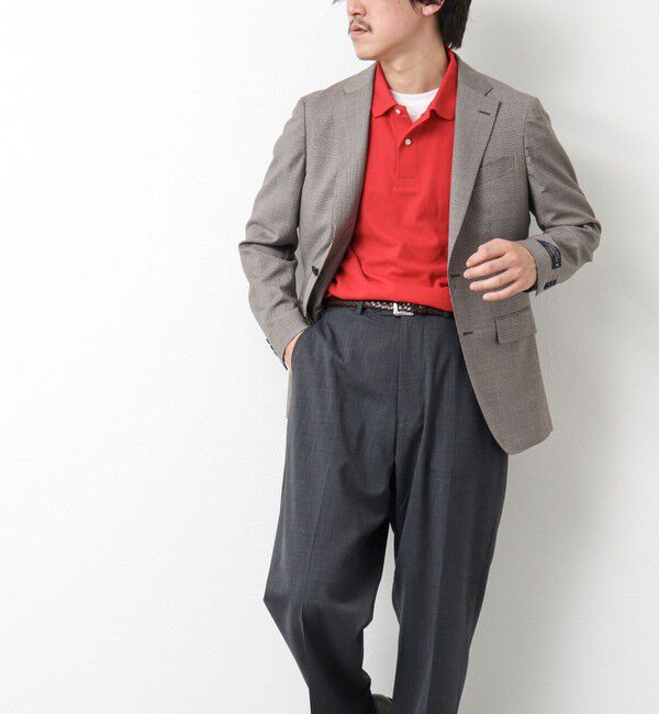 NOLLEY'S goodman「《ビジカジ対応》IMPORT FABRIC JACKET 25SS」|テーラードジャケット|