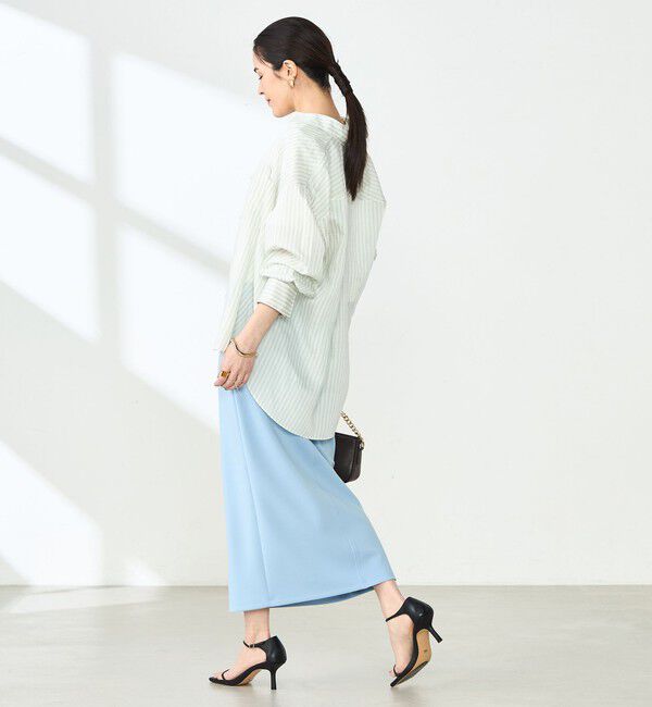 NOLLEY'S sophi「ウォッシャブルダンボール前後2WAYタイトスカート」|タイト|