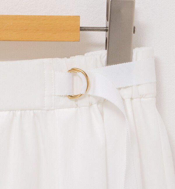 NOLLEY'S「ウォッシャブルライトウェザータック&ギャザースカート」|スカート|