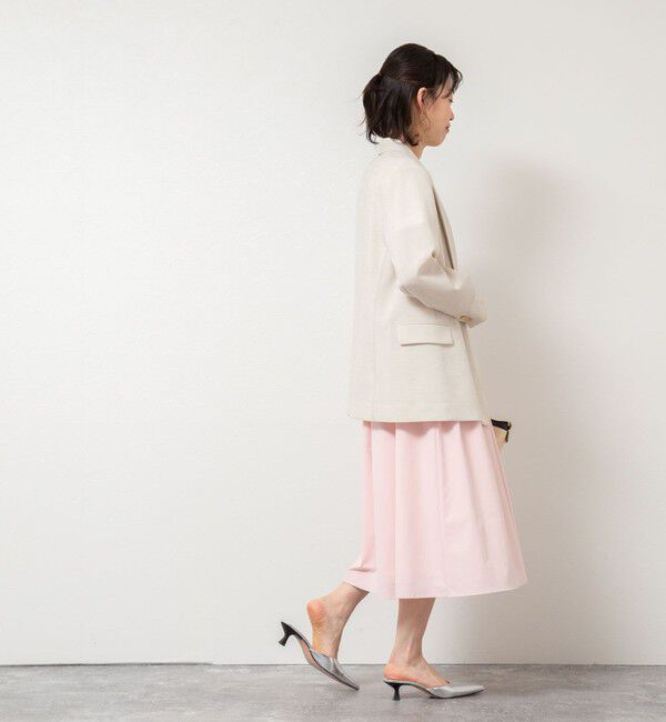 NOLLEY'S「ウォッシャブルライトウェザータック&ギャザースカート」|スカート|