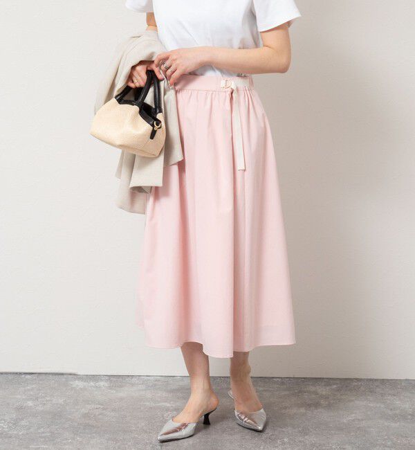 NOLLEY'S「ウォッシャブルライトウェザータック&ギャザースカート」|スカート|