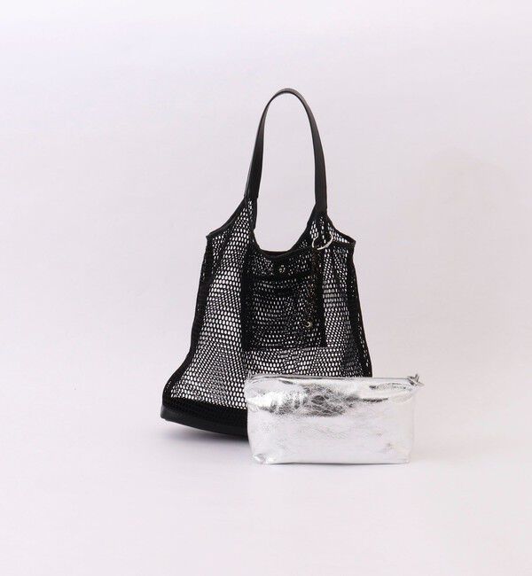 NOLLEY'S「メッシュトート（ポーチ・チャーム付）」|ショルダー・メッセンジャー|