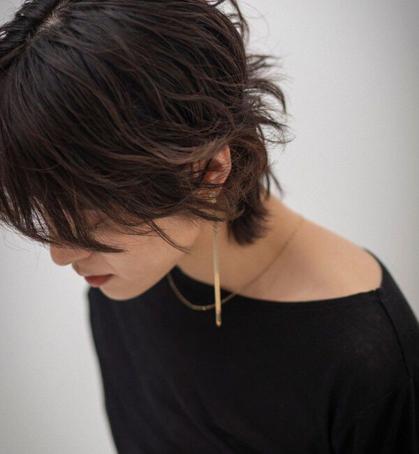 grace grace「【grace grace/グラスグラス】【PR林☆別注アイテム】ビジューロングピアス」|ピアス|