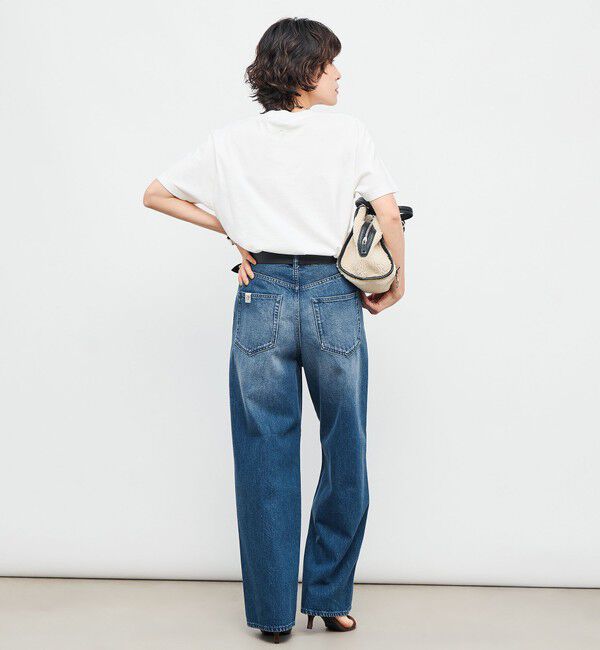 Rie Miller「【RM denim】ソフトルーズストレートデニム」|デニム|