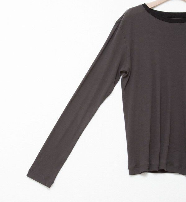 NOLLEY'S sophi「シアー配色トリミングロンT」|Tシャツ・カットソー|