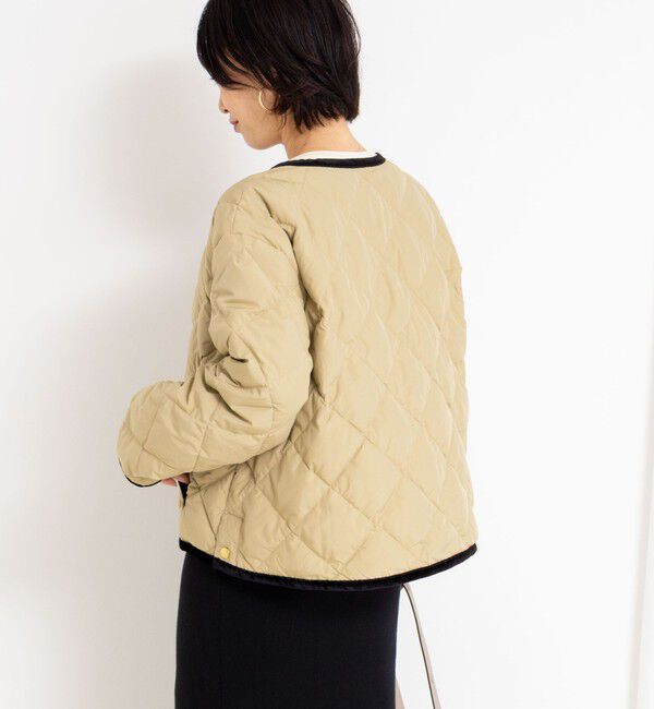 NOLLEY'S「【TAION&times;LIMONTA】別注ベロアパイピングショートダウン」|ダウン|