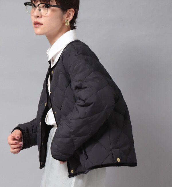 NOLLEY'S「【TAION&times;LIMONTA】別注ベロアパイピングショートダウン」|ダウン|