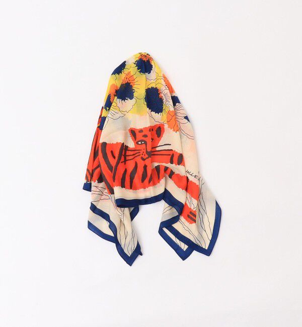 NOLLEY'S「W/Sプリントストール」|ストール|