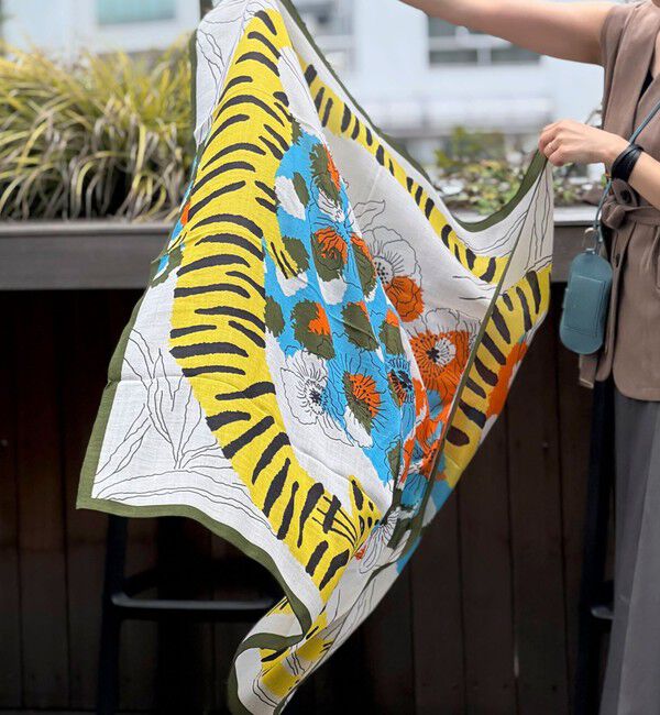 NOLLEY'S「W/Sプリントストール」|ストール|