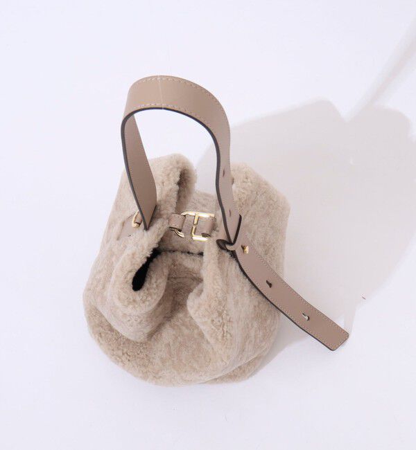 NOLLEY'S「【LORISTELLA/ロリステッラ】別注キューブワンハンドルムートンバッグ」|ショルダー・メッセンジャー|