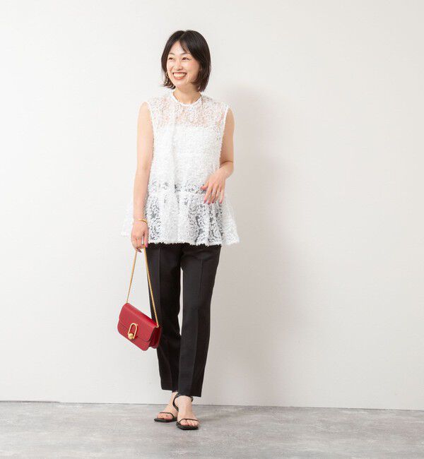 NOLLEY'S「フラワーチュールティアードブラウス」|シャツ・ブラウス|