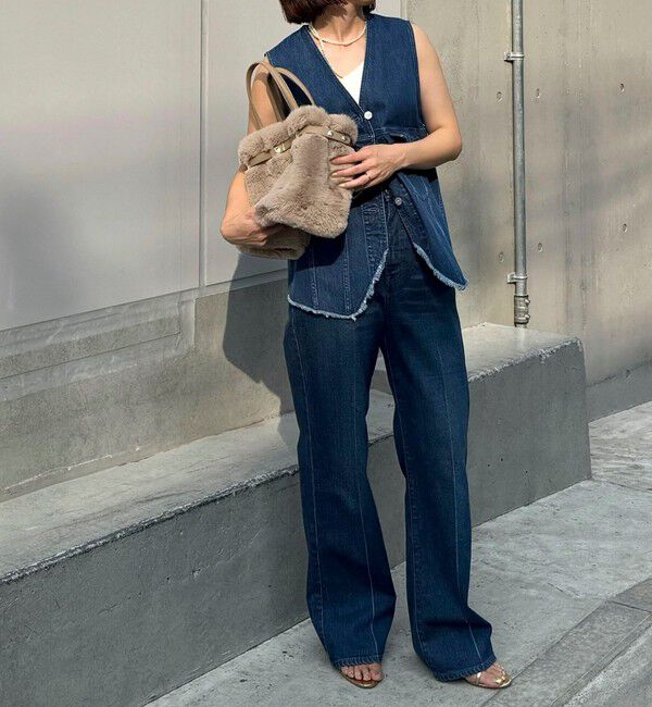 NOLLEY'S「ひねり金具付きファートートバッグ」|トートバッグ|