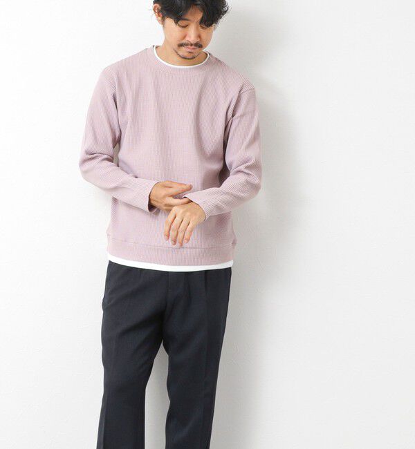 NOLLEY'S goodman「【IRM】《吸水速乾/UVカット》ワッフルダブルカラー LS Tee 25AW」|Tシャツ・カットソー|