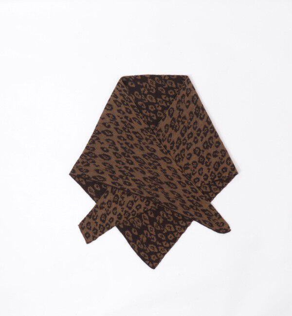 NOLLEY'S「トライアングルレオパード柄ストール」|ストール|