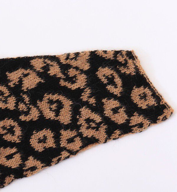 NOLLEY'S「トライアングルレオパード柄ストール」|ストール|