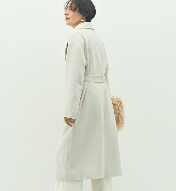 NOLLEY'S sophi「【一部WEB限定色】アンゴラビーバーベルテッドロングコート」|その他|