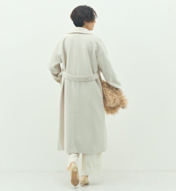 NOLLEY'S sophi「【一部WEB限定色】アンゴラビーバーベルテッドロングコート」|その他|