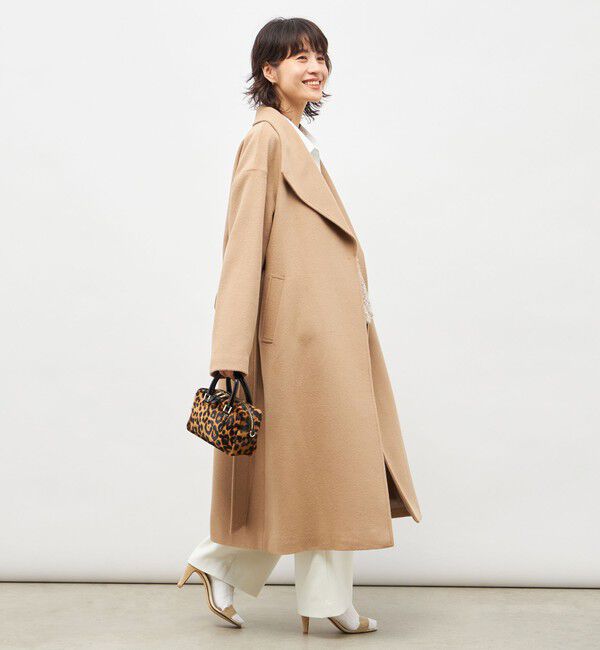 NOLLEY'S sophi「【一部WEB限定色】アンゴラビーバーベルテッドロングコート」|その他|