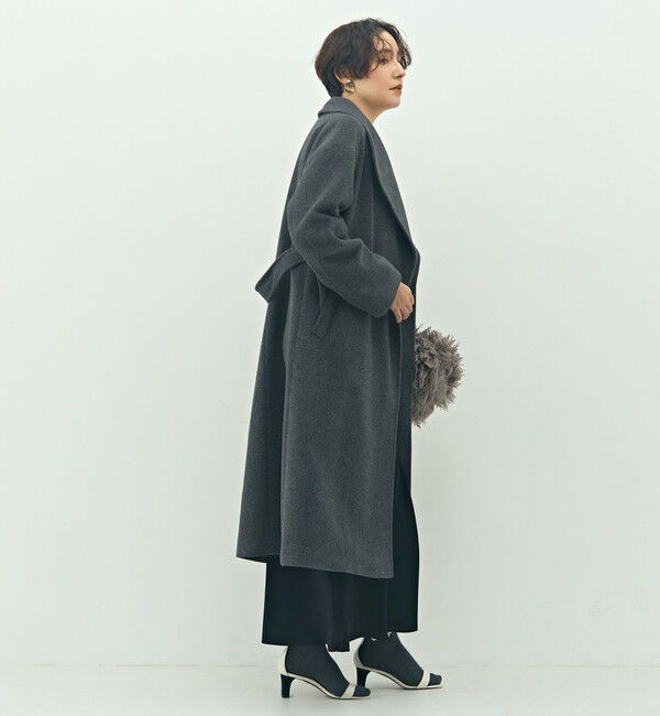 NOLLEY'S sophi「【一部WEB限定色】アンゴラビーバーベルテッドロングコート」|その他|