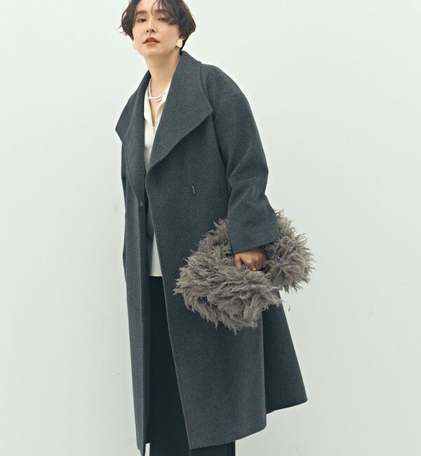 NOLLEY'S sophi「【一部WEB限定色】アンゴラビーバーベルテッドロングコート」|その他|