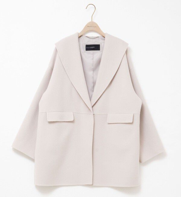 NOLLEY'S sophi「SUPER140リバーショールコート」|その他|