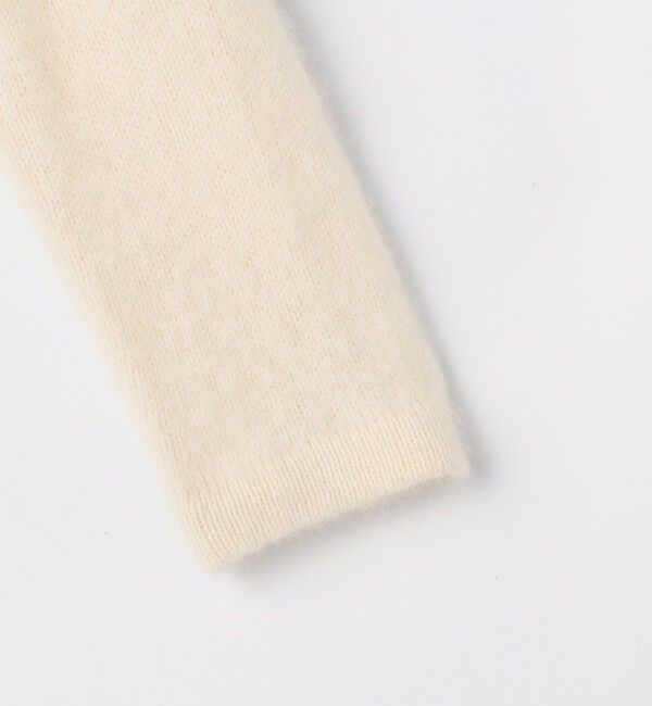 NOLLEY'S「ヘアリークルーネックニットジャケット」|カーディガン|