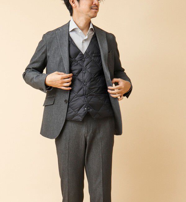 NOLLEY'S goodman「【TAION/タイオン】SINGLE SNAP BUTTON DOWN GILET 25AW」|ダウンベスト・ベスト|