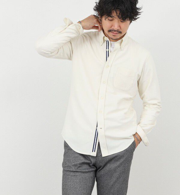 NOLLEY'S goodman「起毛ジャージ テープBD 25AW」|シャツ・ブラウス|