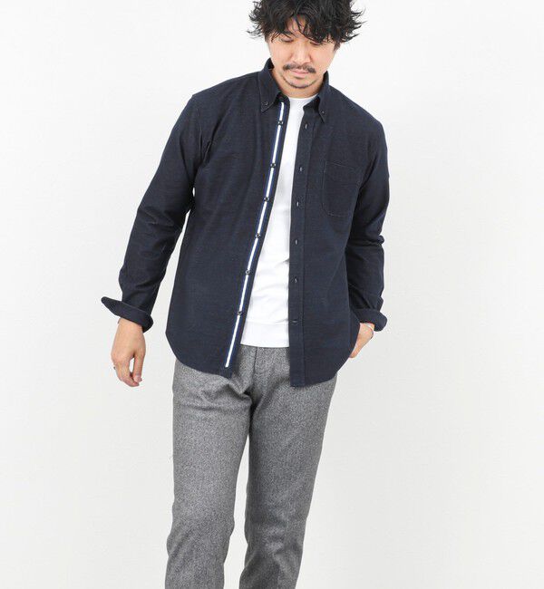 NOLLEY'S goodman「起毛ジャージ テープBD 25AW」|シャツ・ブラウス|