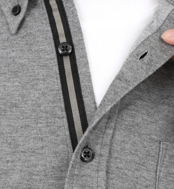 NOLLEY'S goodman「起毛ジャージ テープBD 25AW」|シャツ・ブラウス|