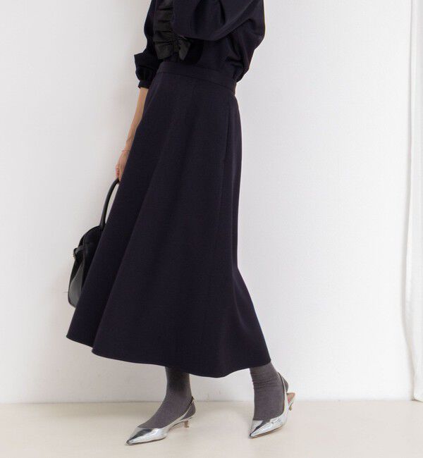 NOLLEY'S「《セットアップ対応》ウォッシャブルウール調フレアスカート」|フレア|
