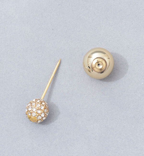 grace grace「【grace grace/グラスグラス】ボールパヴェプッシュピン」|ブローチ・コサージュ|