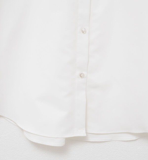 NOLLEY'S「ウォッシャブル3Dレース襟2WAYシャツ」|シャツ・ブラウス|