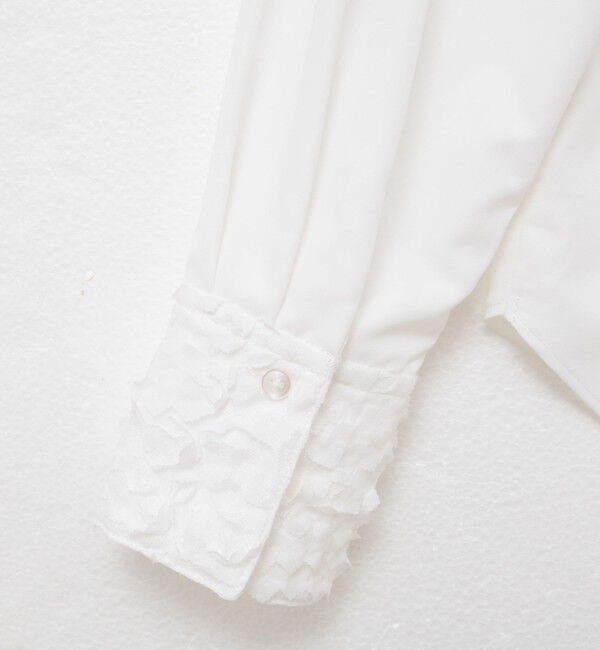 NOLLEY'S「ウォッシャブル3Dレース襟2WAYシャツ」|シャツ・ブラウス|