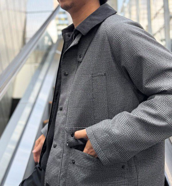 NOLLEY'S goodman「《ビジカジ対応》【TECHTWEED】【SORONA】中綿ユーティリティジャケット 25AW」|ブルゾン・スタジャン|