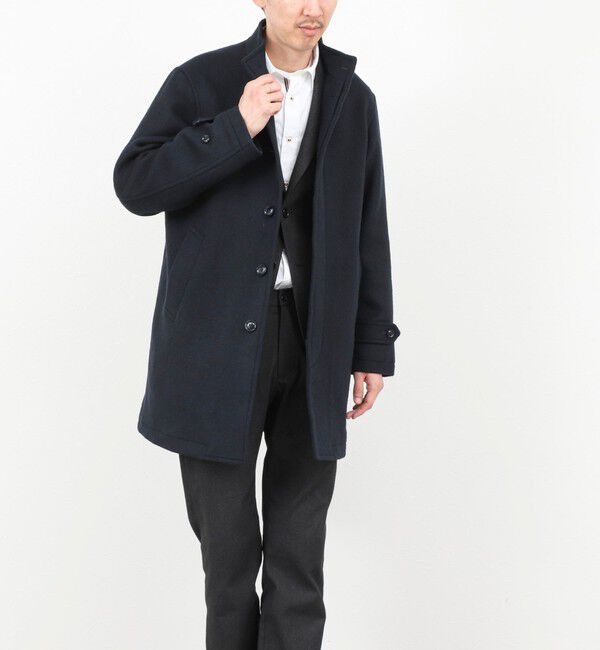 NOLLEY'S goodman「《ビジカジ対応》尾州ビーバースタンドカラーコート 25AW」|その他|