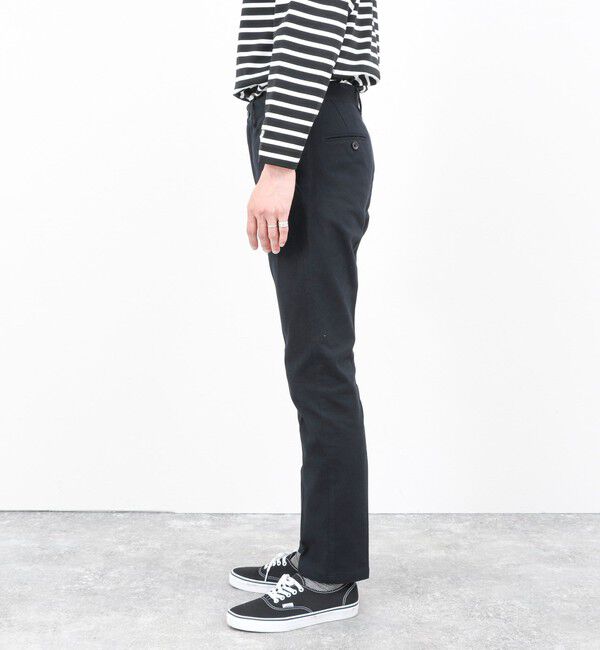 NOLLEY'S goodman「コットンカルゼ裏微起毛ストレッチスリムフィット 25AW」|チノ|