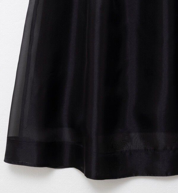 NOLLEY'S「ウォッシャブルオーガンジーフレアスカート」|フレア|