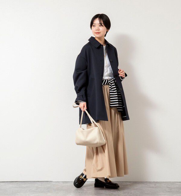 NOLLEY'S「ウォッシャブルトリプルクロス3WAYステンカラーコート」|ステンカラーコート|