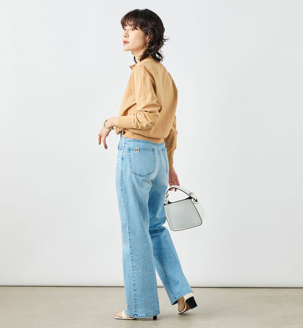 NOLLEY'S「《手洗い可能》コットンテックスクルーネックカーディガン」|カーディガン|