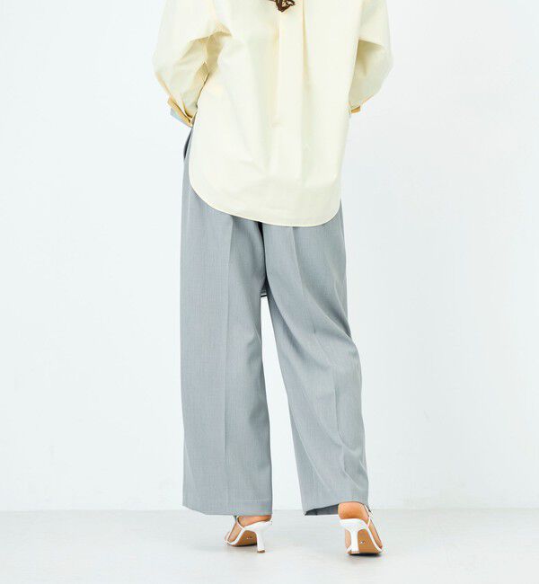 NOLLEY'S sophi「ウォッシャブルWウエストワイドパンツ」|その他|