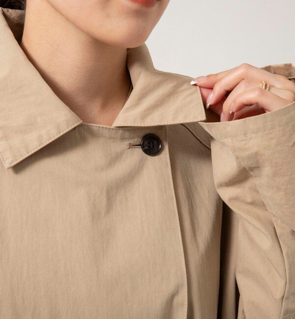 NOLLEY'S「ウォッシャブルLIGHT TRENCH COAT」|トレンチコート|