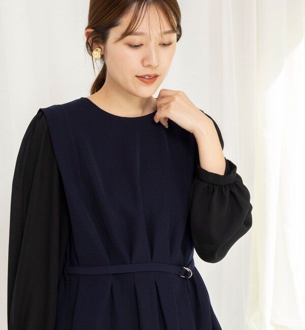 NOLLEY'S「《セットアップ対応》ウォッシャブルダブルクロスブラウス」|シャツ・ブラウス|