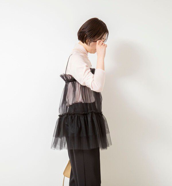 NOLLEY'S sophi「ウォッシャブルチュール2WAYブラウス」|キャミソール|