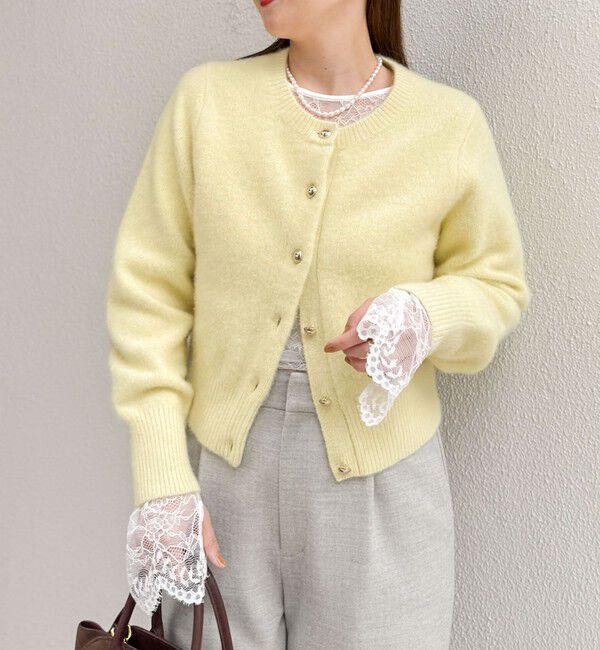 NOLLEY'S sophi「ウォッシャブルラッセルレースＴブラウス」|シャツ・ブラウス|