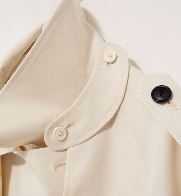 NOLLEY'S「NMPウォッシャブルショートトレンチコート」|ブルゾン・スタジャン|