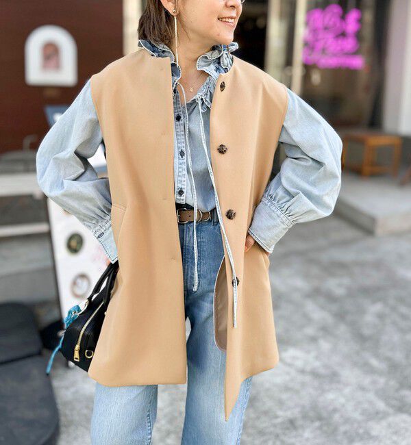 NOLLEY'S「ウォッシャブル撥水トリプルクロスジレ」|ベスト・ジレ|