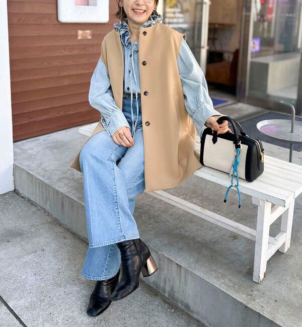 NOLLEY'S「ウォッシャブル撥水トリプルクロスジレ」|ベスト・ジレ|